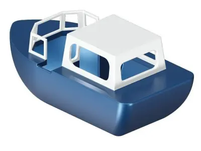 Recreational Boat Toy 3D model