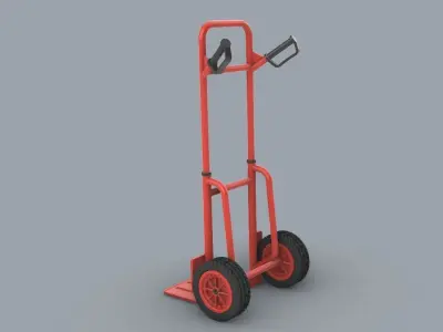 Folding Sack Truck PM 3D print model