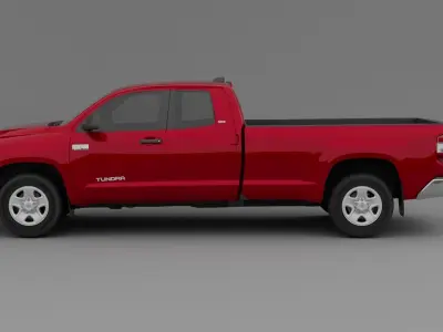 Toyota tundra 2022 Low-poly 3D model