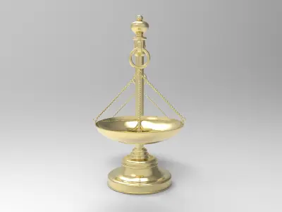 Justice Balance Scale 3D model
