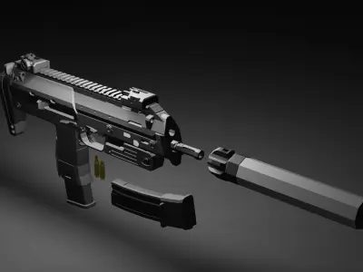 hk mp7  3D model