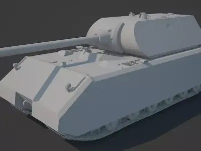 Panzerkampfwagen 8 - Maus tank 3D model