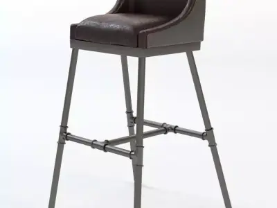 Iron Scaffold Bar Tool 3D model