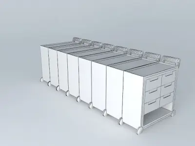cart with frame Free 3D model