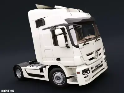 benz truck 3D model
