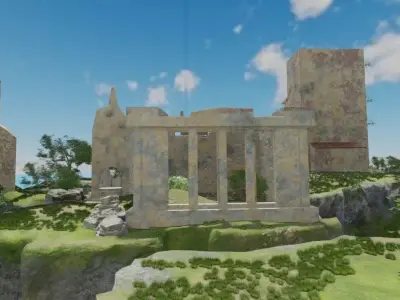 Ancient Ruins 3D model buy