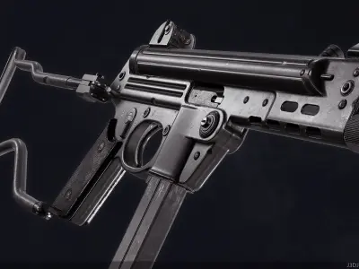 Walther MPK Low-poly 3D model