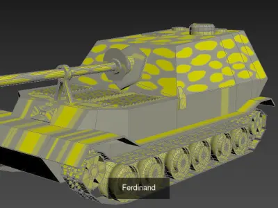 Germany ww2 tanks 3D Model Collection