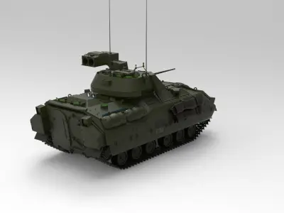 BMP Bradley Fighting Vehicle 3D model
