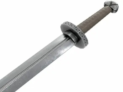 Sword 01 3D model buy