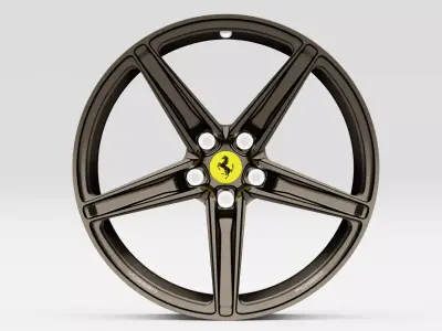 Vossen M-X5 Forged Rim 3D model