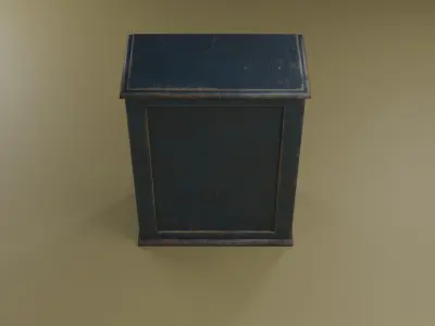 Antique Dresser Low-poly 3D model