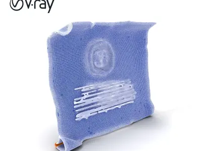 Antique Scroll with Wax Seal Model Pack Low-poly 3D model