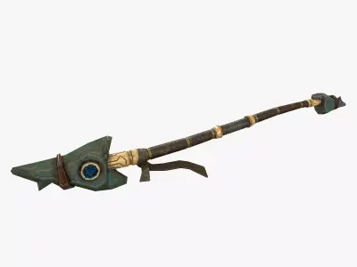 Stone Spear Low-poly 3D model