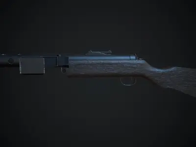 MP-28 Low Poly gun Low-poly 3D model
