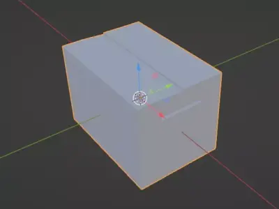 Simple box approx 30 cm x 20 cm 3D model