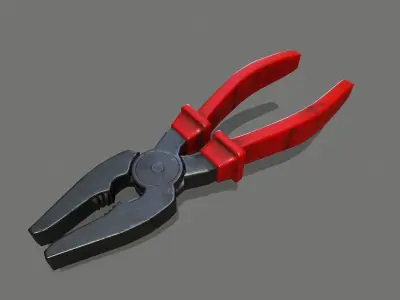 nippers pliers Low-poly 3D model buy