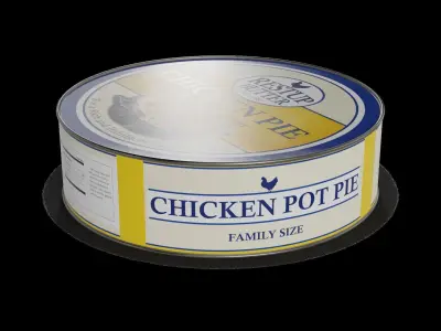 Snacks Chicken Pot Pie 3D model