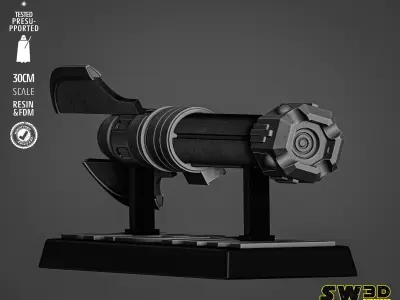STAR WARS Darth Malgus Ligthsaber 3D print model