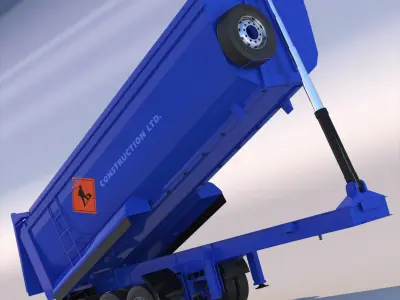 Tipper Semitrailer 3D model