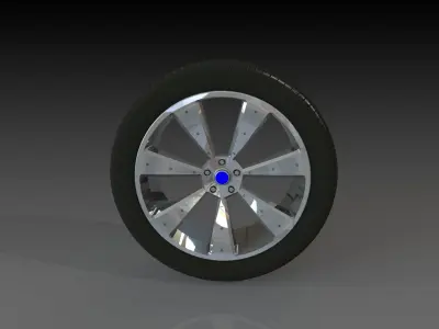 Car Wheel Concept 3D model