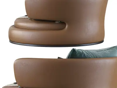 Amoenus Soft Maxalto Swivel Sofa 3D model purchase