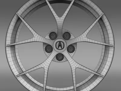 Acura NSX rim  2015 3D model