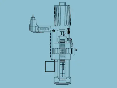 Low Poly Gun That Can Be Use Anywhere Free 3D model