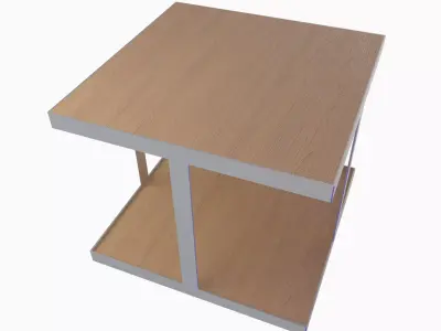 Industrial Square  Table 3D model