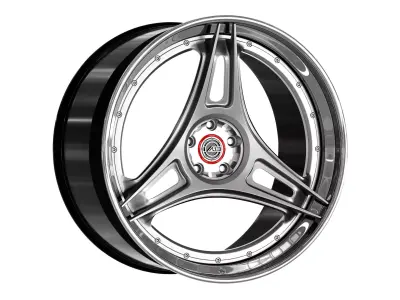 AL13 R-Series R35 Duoblock Wheel 3D model