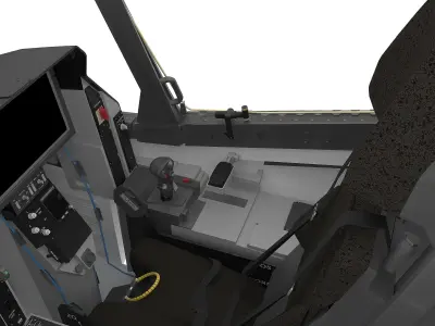 F-35 Cockpit 3D model purchase
