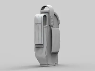 Pistol Holster High Poly 3D model
