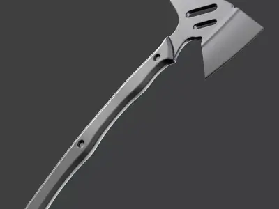 Military axe Free 3D model