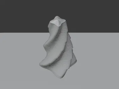 Skyscraper twisted 3D model purchase