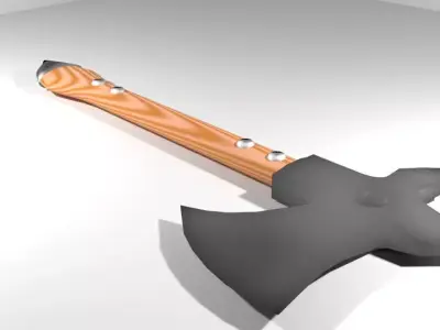 Battle Axe - Arabic Scorpionaxe 3D model