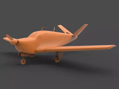 Beechcraft Bonanza 3D print model