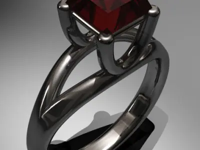 Rendering Anello B Free 3D model buy