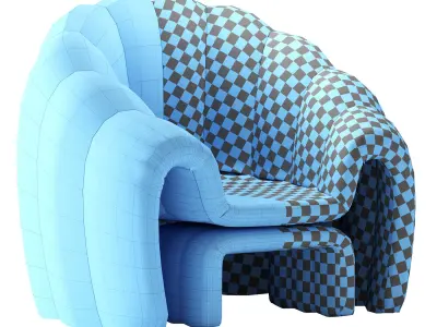 Armchair Art Shell 3D model