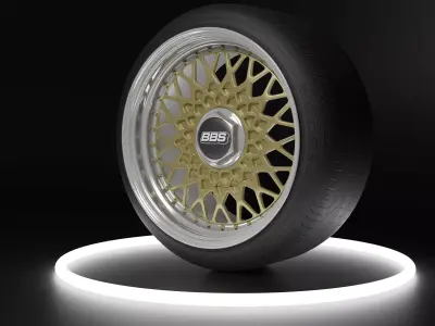 BBS RS 212 Low-poly 3D model