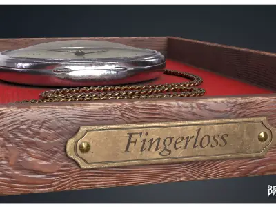 Pocket Watch - Clocks 1900s 3D model