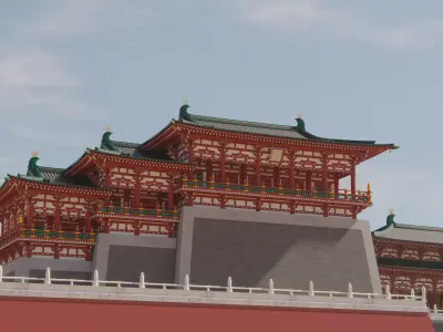 Tang Dynasty Palace Complex 3D model
