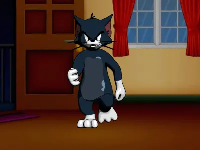 TOMZ-005 Running animation 3D model