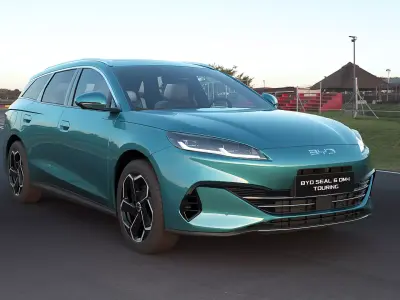 2026 BYD Seal 6 DM-i Touring Low-poly 3D model