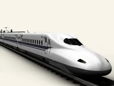 Shinkansen N700 3D model purchase