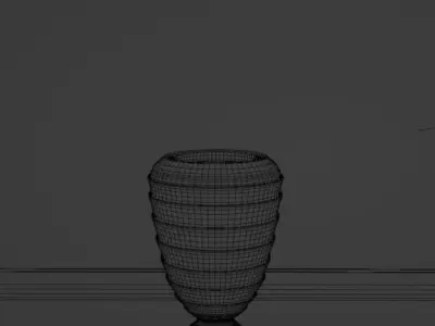 Layered Vase - inspired by an Armadillo Free 3D model
