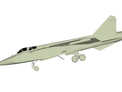 Mikoyan MiG-31 3D model purchase