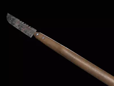 Spear Low-poly 3D model purchase