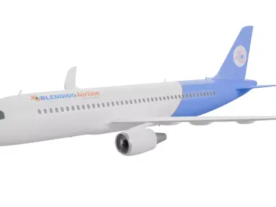 Airbus A320 3D model shop