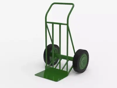 HANDCART 01-GREEN 3D model