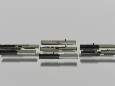 Upper Receiver - Weapon Attachment Low-poly 3D model